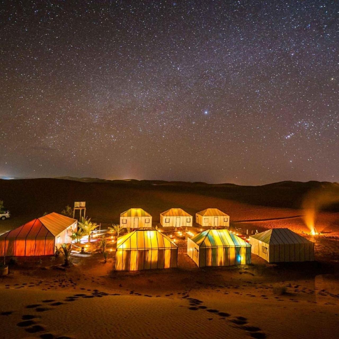 Sahara Luxury Glamping Hotel Merzouga Exterior photo